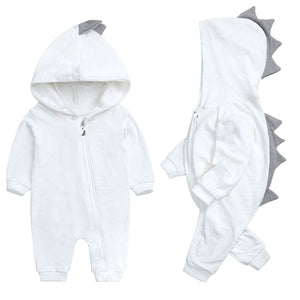 Dinosaur Long Sleeve Cotton Hoodie 0-18 Months (4 Colors)