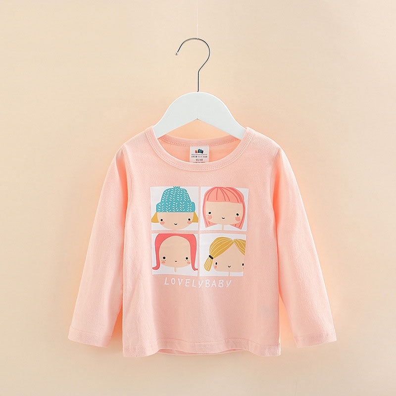 Girls Long Sleeve Tees 2-9Y