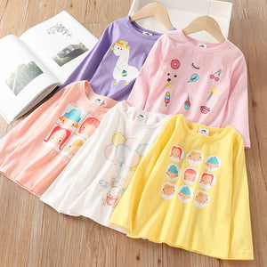 Rainbow Girls Long Sleeve Tees 2-9Y