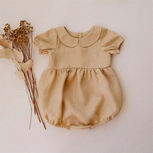 Cute Petal Collar Princess Romper