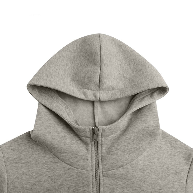 Long Soft Fleece Hoodie Jacket (3 Colors)