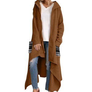 Long Soft Fleece Hoodie Jacket (3 Colors)